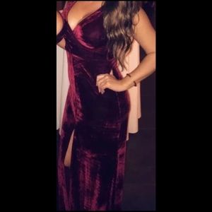 Lulu’s Velvet Dress